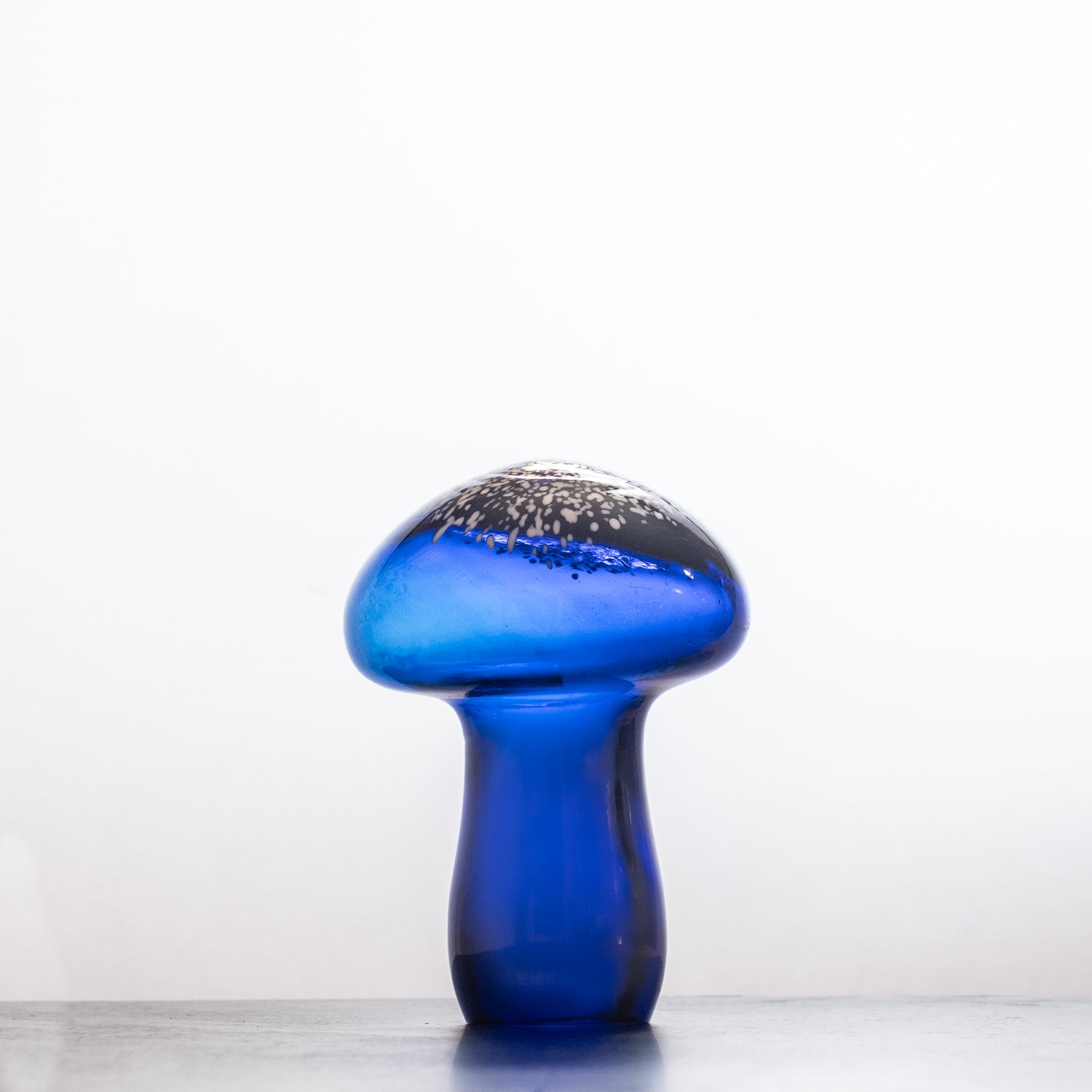 Cobalt Small Garden Mushroom
