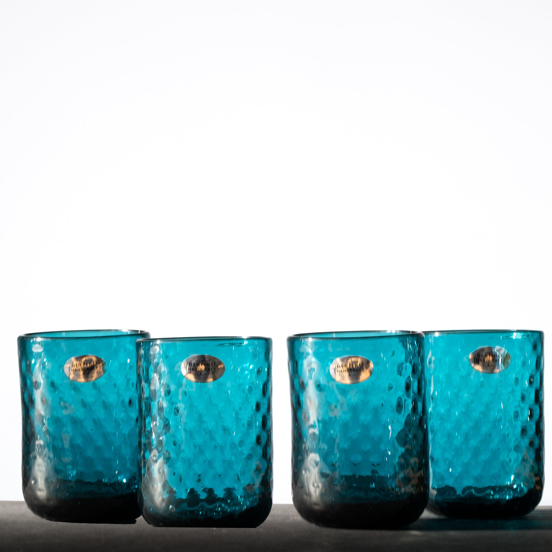 2510S Small Diamond Optic Tumbler Set - Cerulean