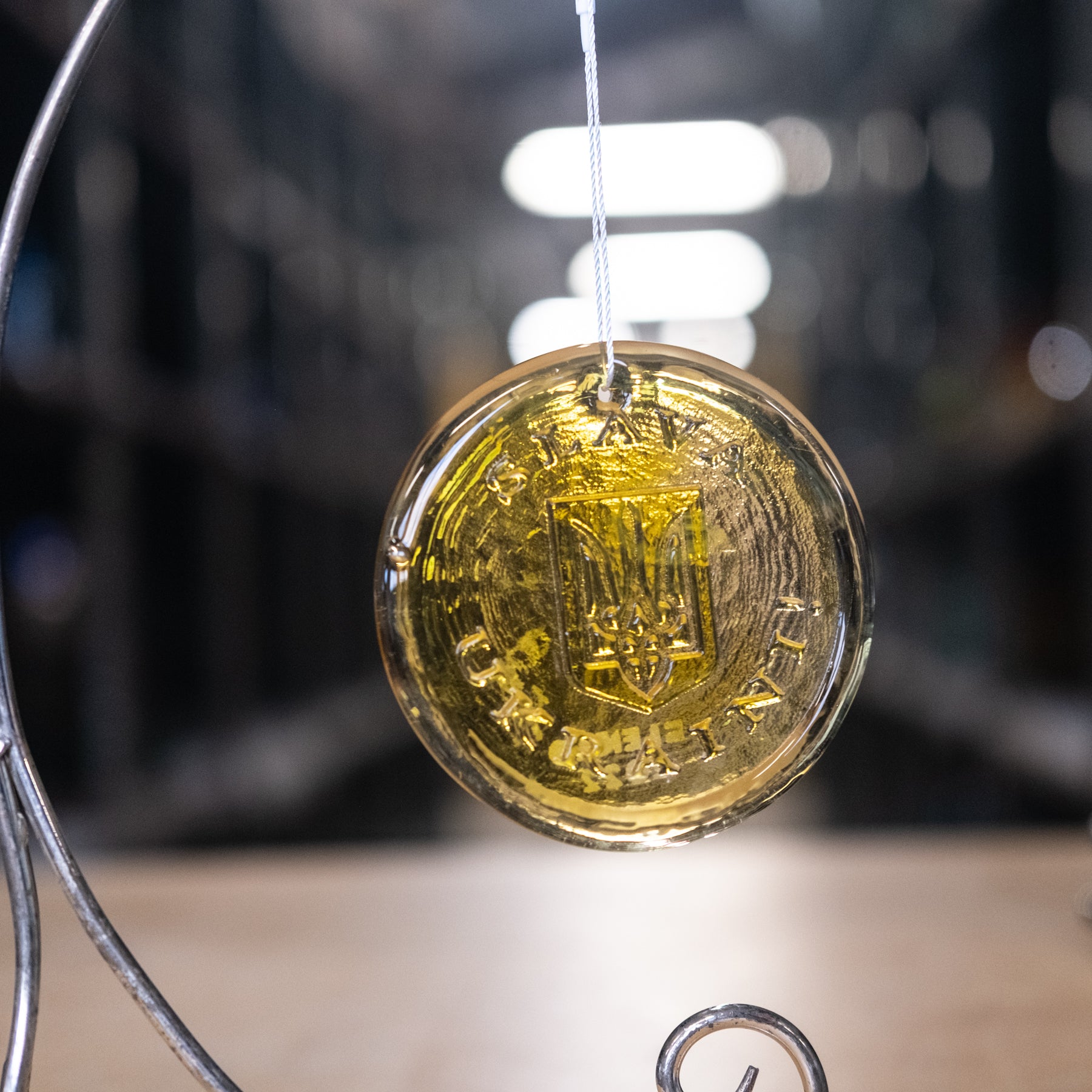 Ukraine Suncatcher - Citrine - Second