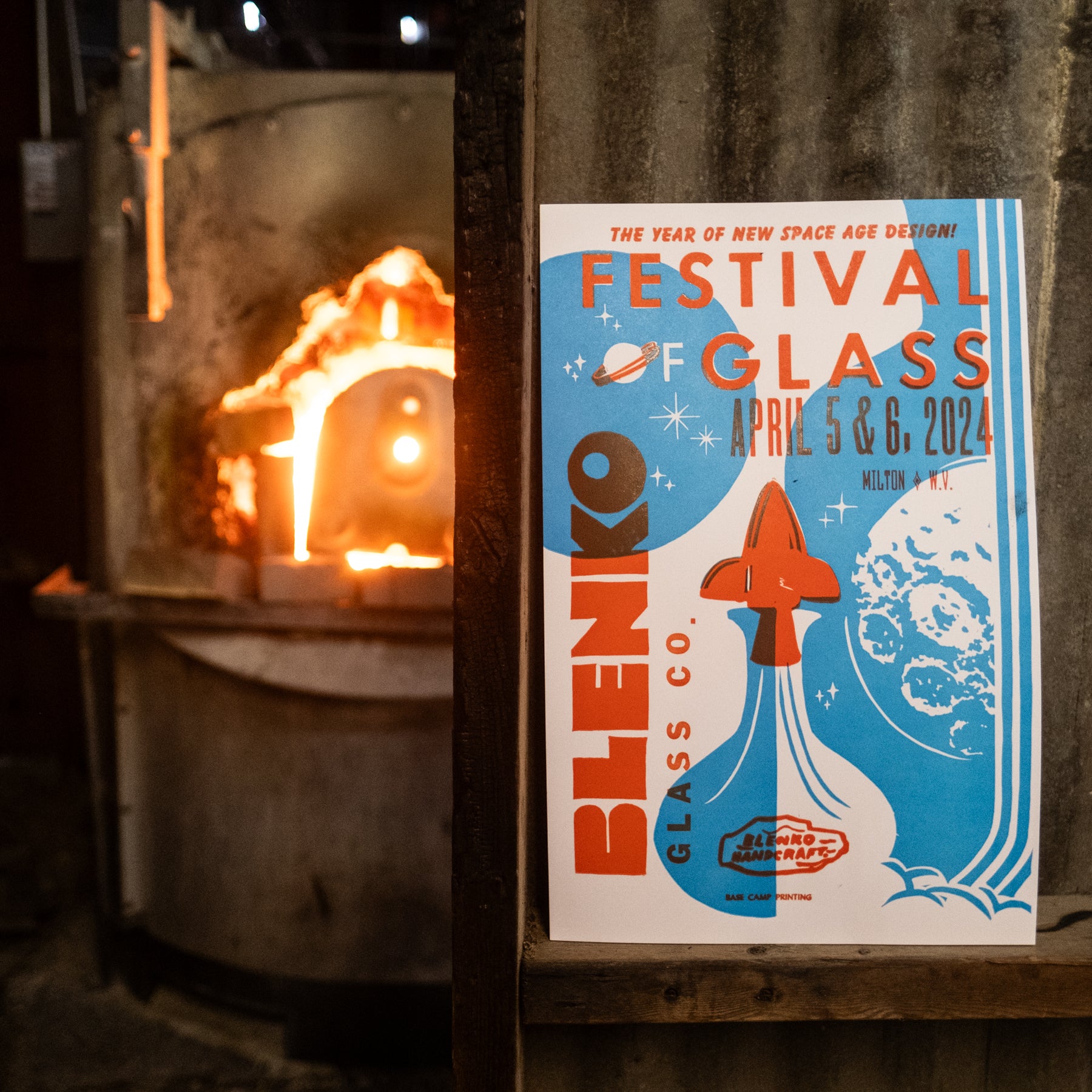 Festival of Glass Base Camp Poster