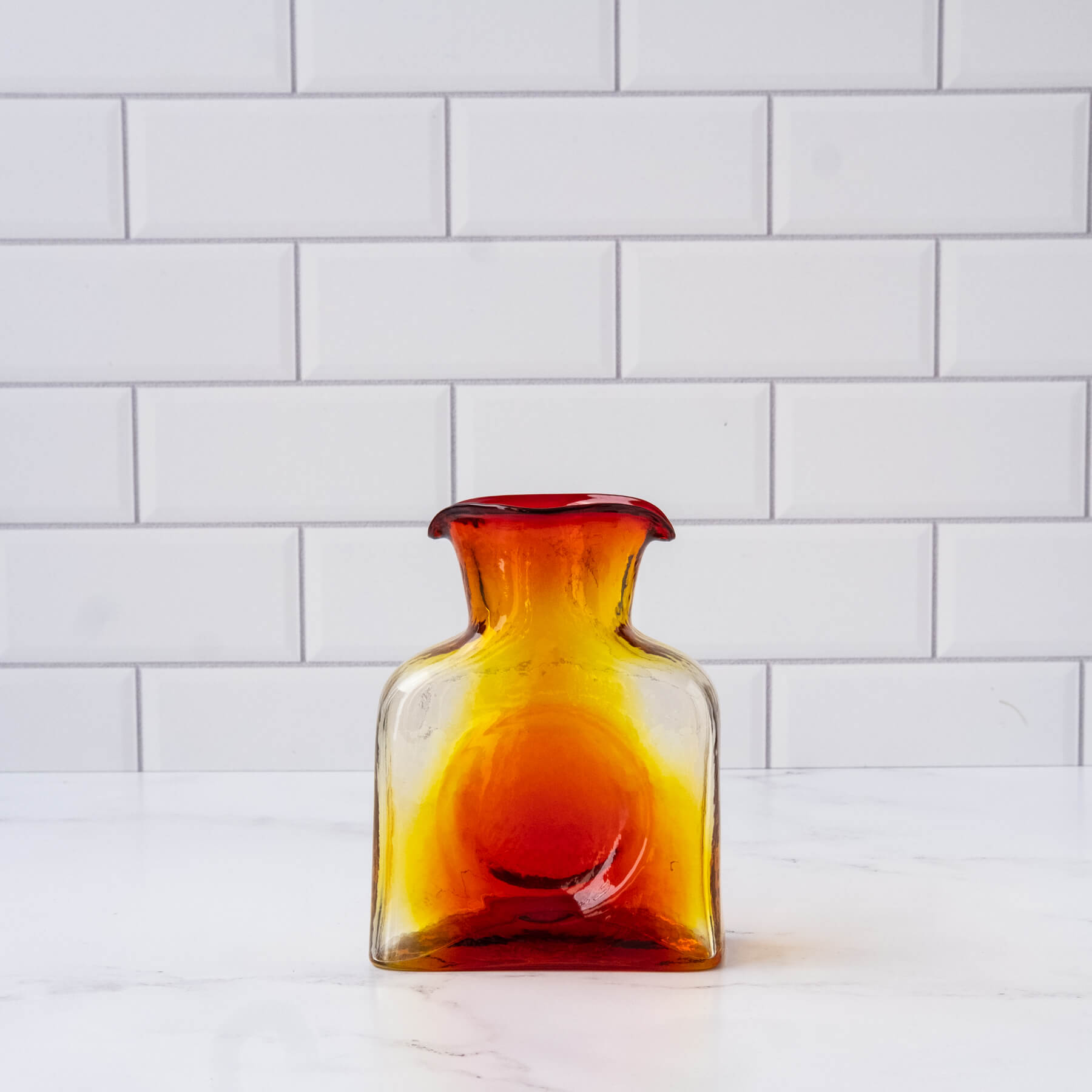 tangerine mini water bottle