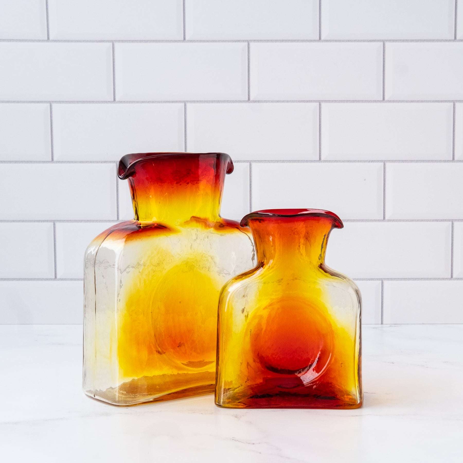 tangerine water bottle & tangerine mini water bottle