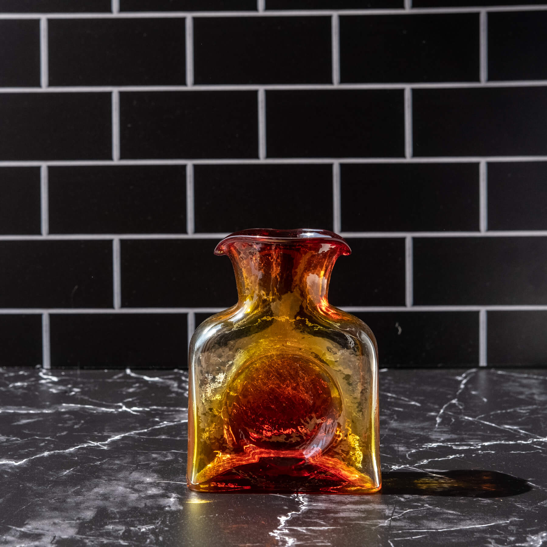 tangerine mini water bottle