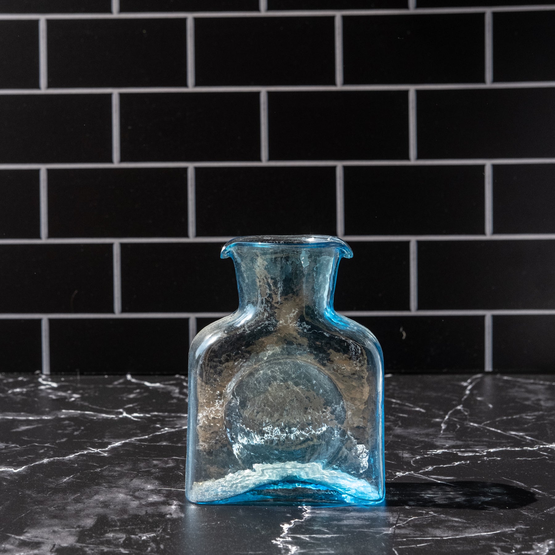 ice blue mini water bottle