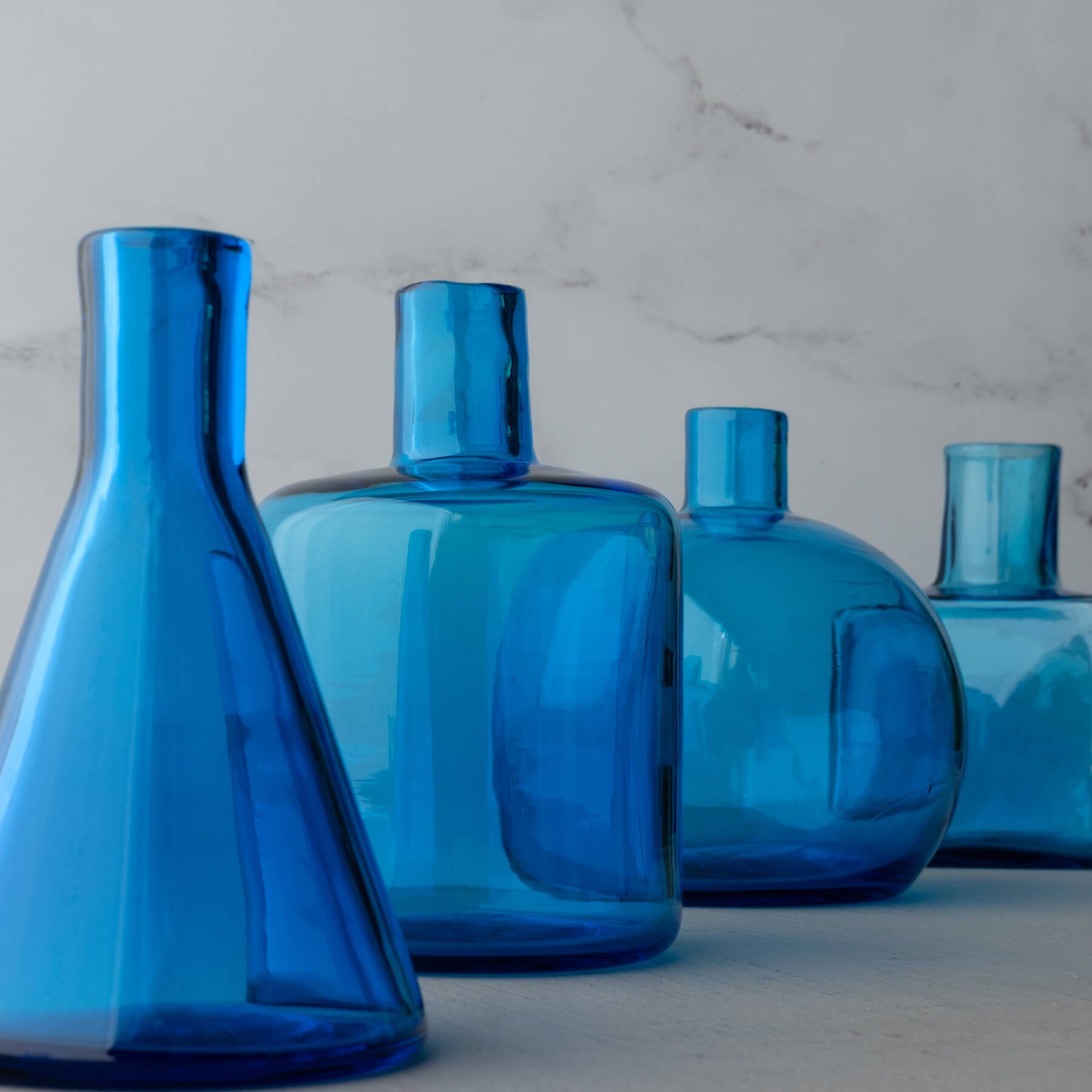Turquoise Bud Vase Grouping