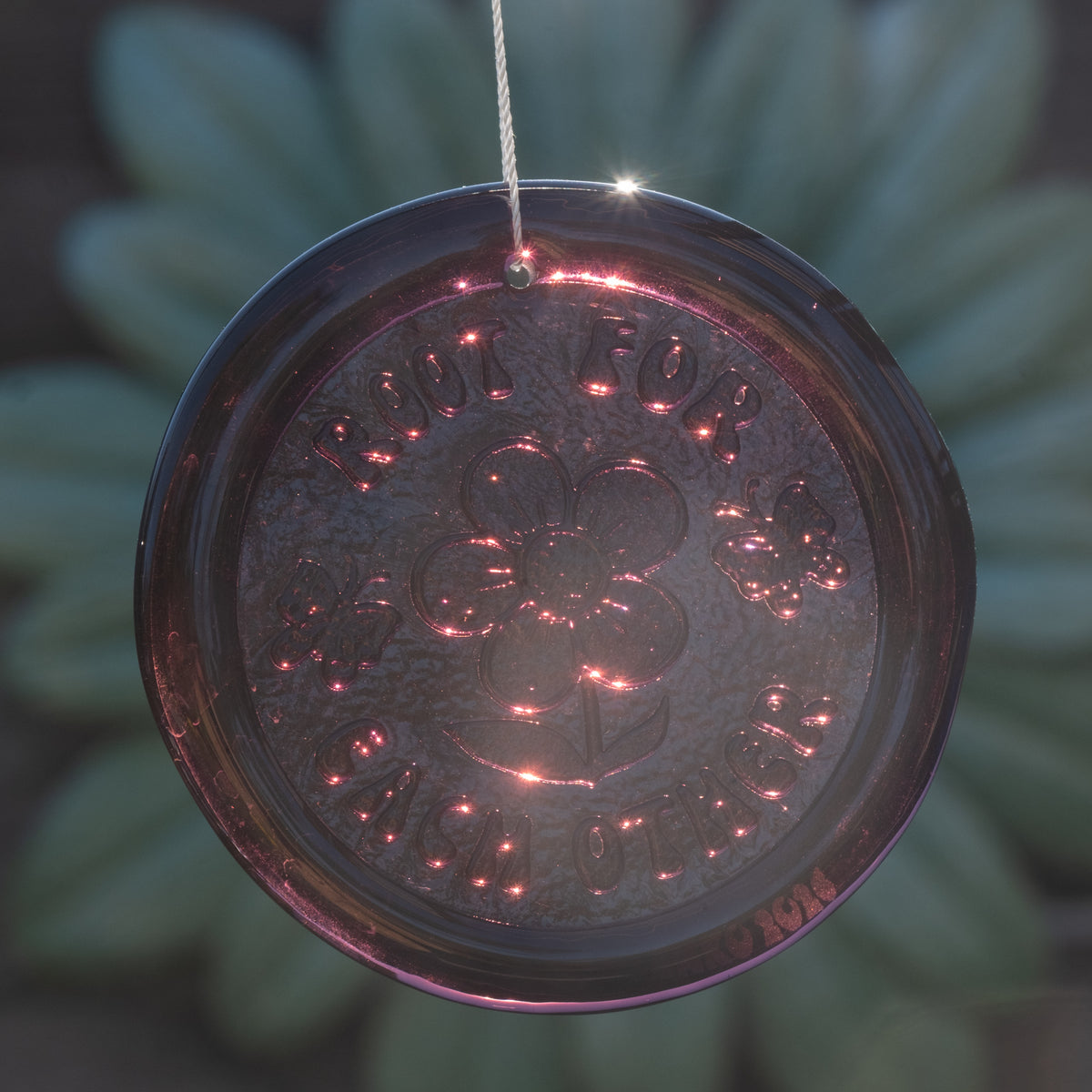 Glass for Good: Root For Each Other Suncatcher - Fig