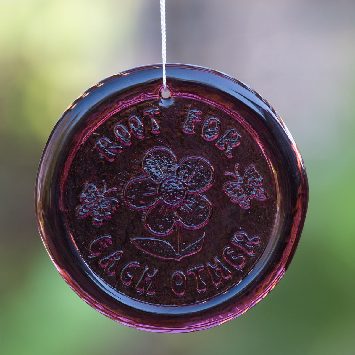 Glass for Good: Root For Each Other Suncatcher - Fig