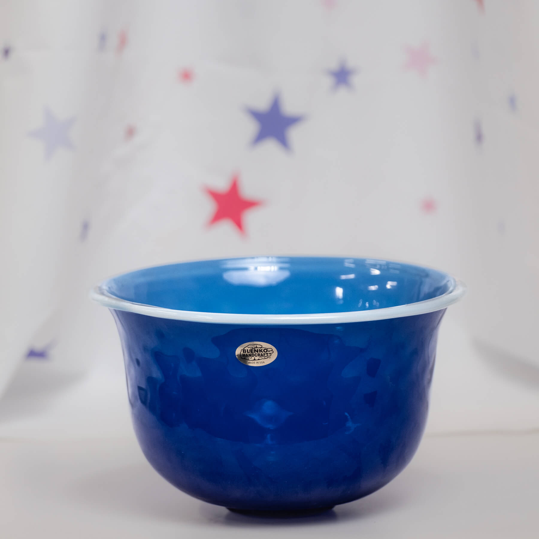 2512 Diamond Optic Bowl - Cobalt with Experimental White