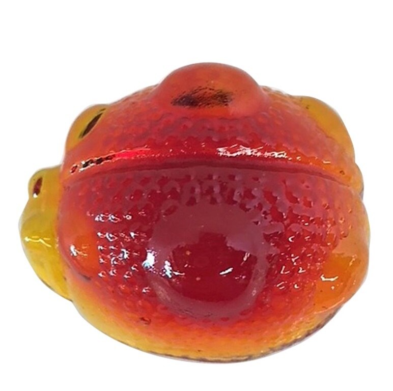 Product photo for Blenko 6402P Ladybug Critter - Tangerine
