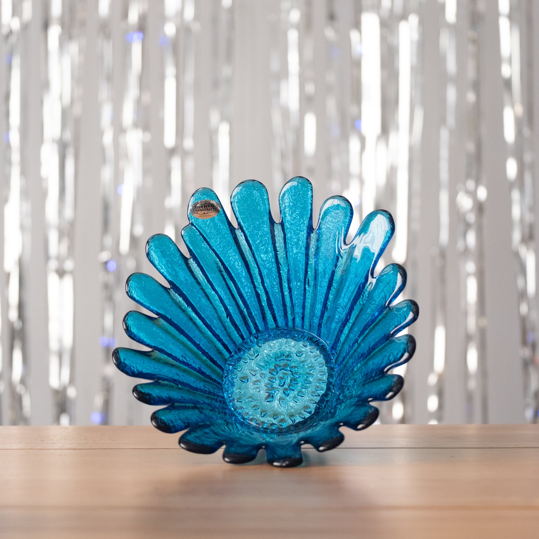 847L Large Daisy Bowl - Turquoise - Second