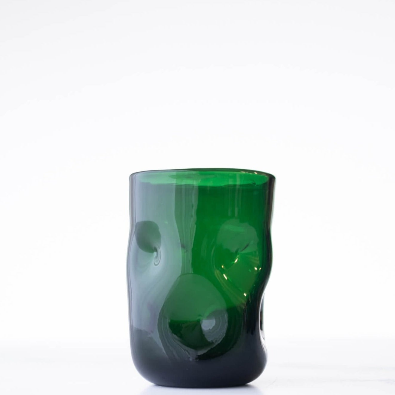 Malachite Small Dimple Glass