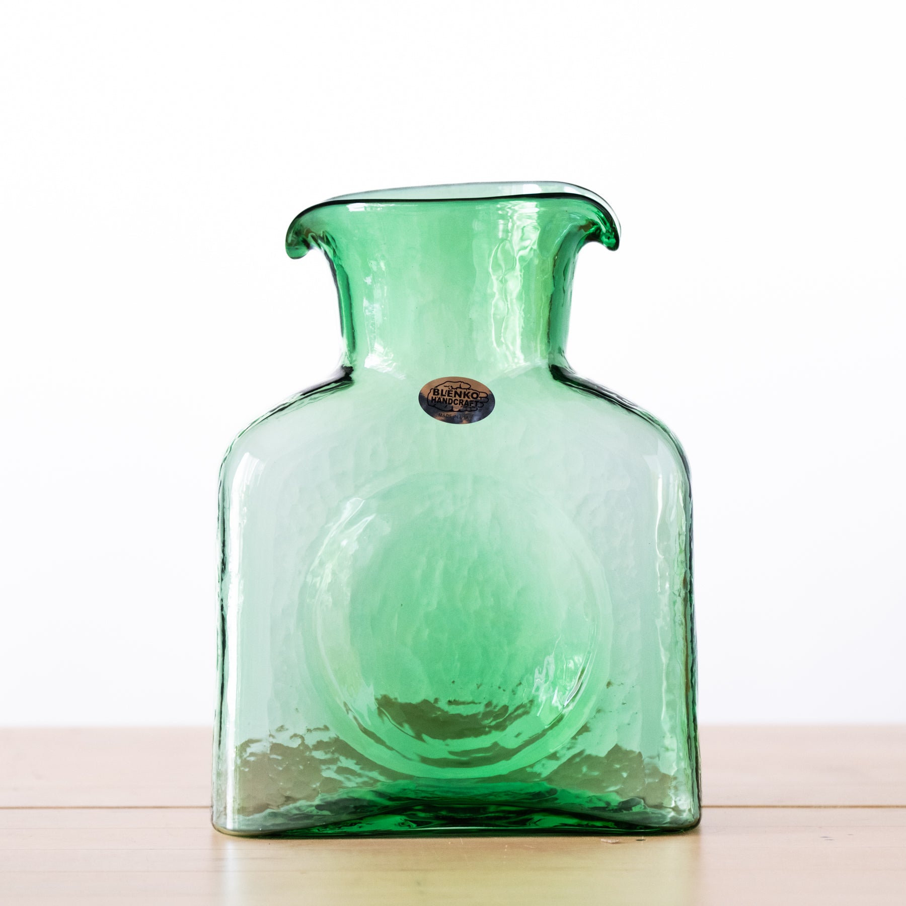 Blenko Water Bottle - Spring Green