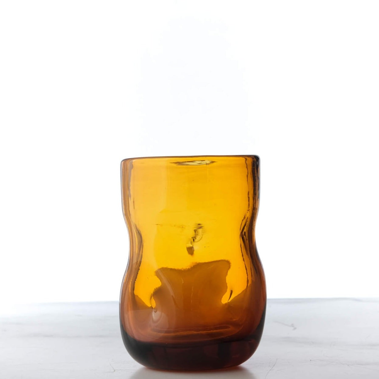 418S Small Dimple Glass - Topaz