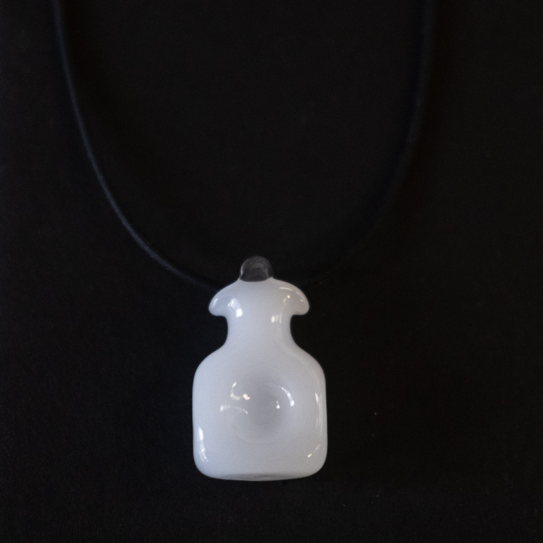 384 Water Bottle Necklace - White