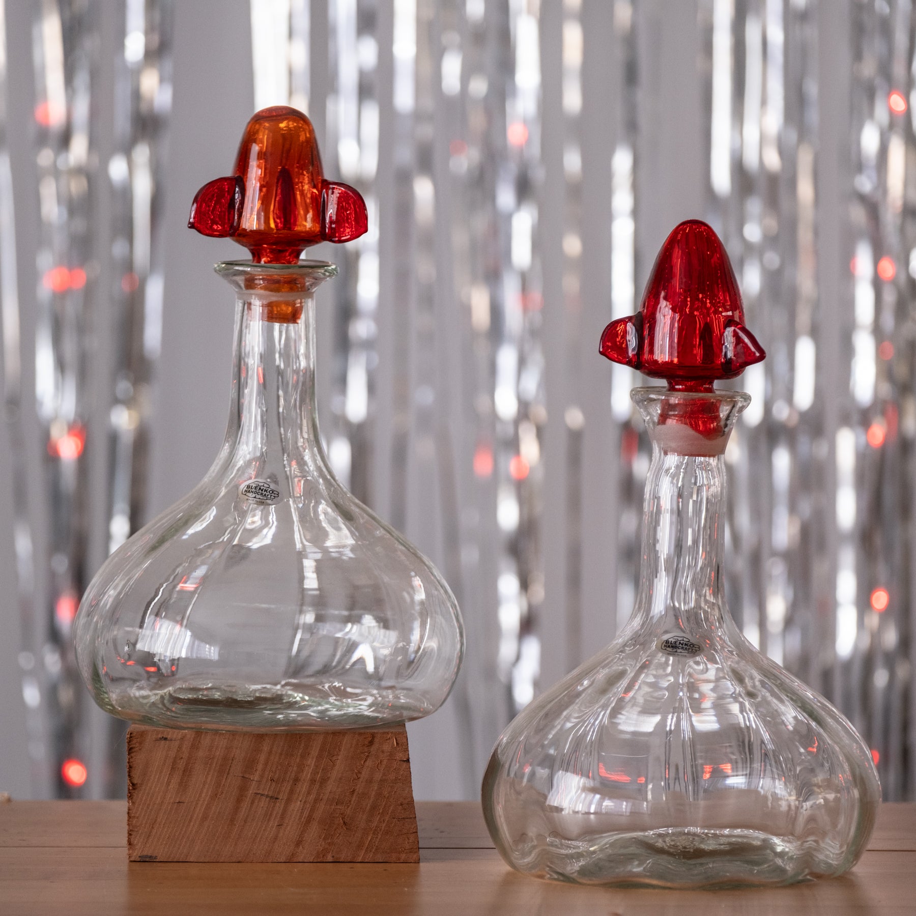 Lift Off Decanter - Crystal With Ruby Stopper - Second