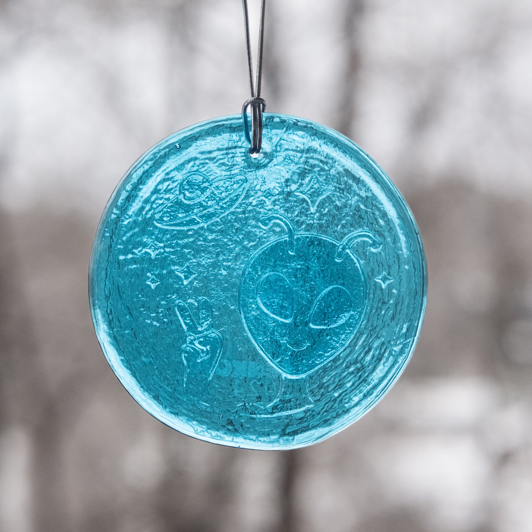 Alien Suncatcher - Turquoise - Second