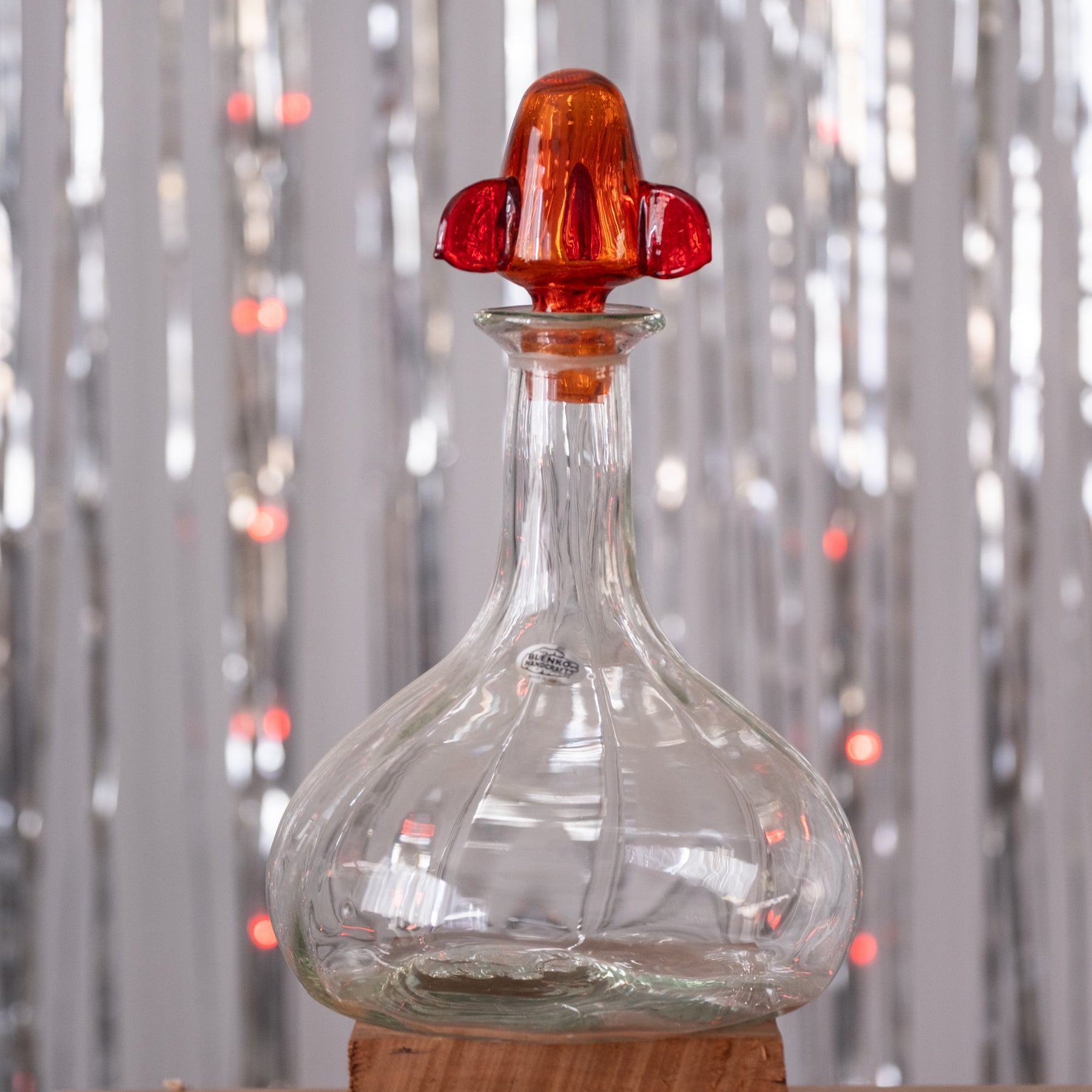 Lift Off Decanter - Crystal With Ruby Stopper - Second