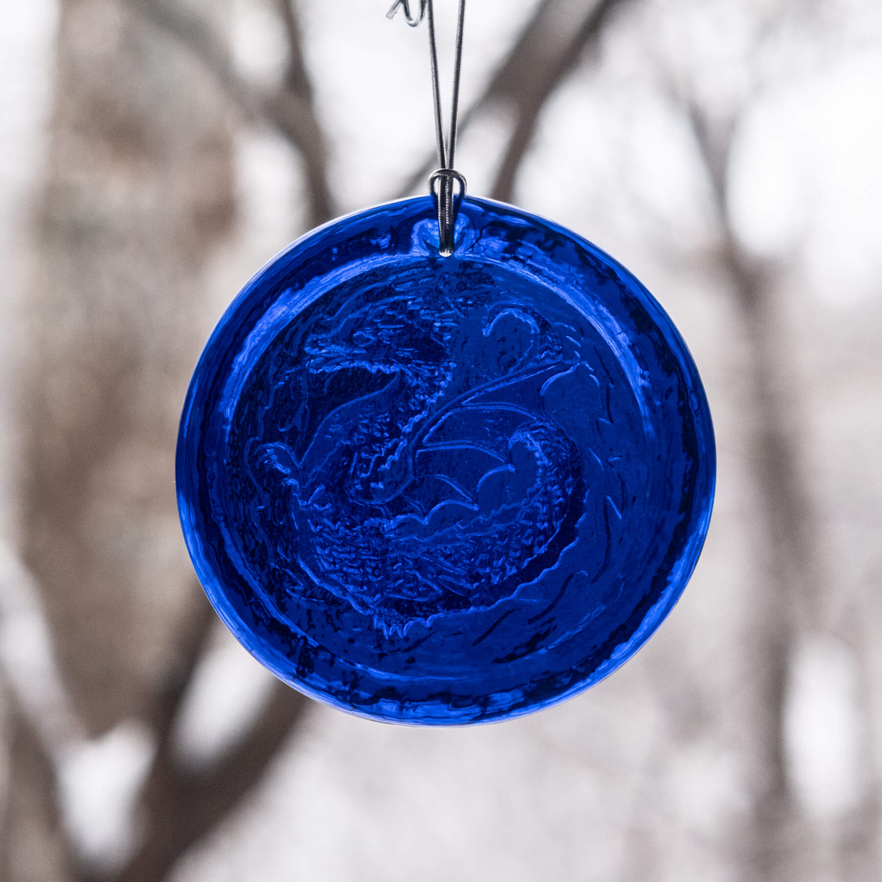 Dragon Suncatcher - Cobalt - Second