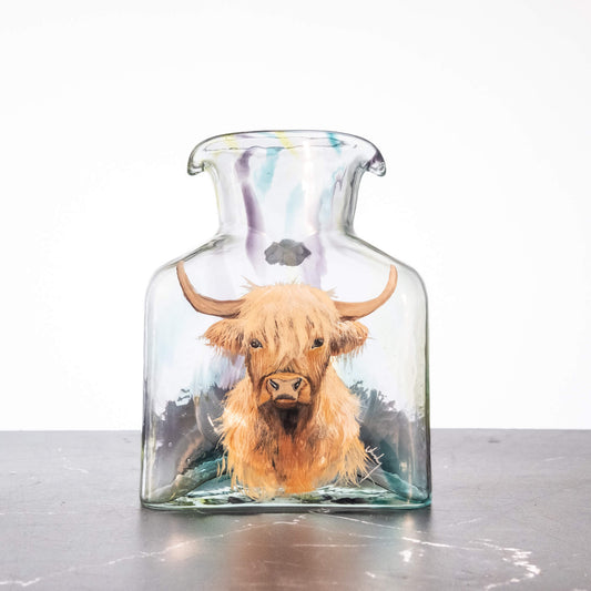 Nebula Water Bottle with Highland Steer