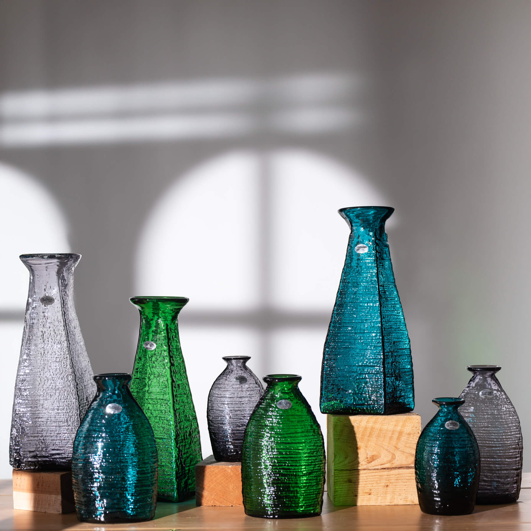 Blenko Strata Vase Collection