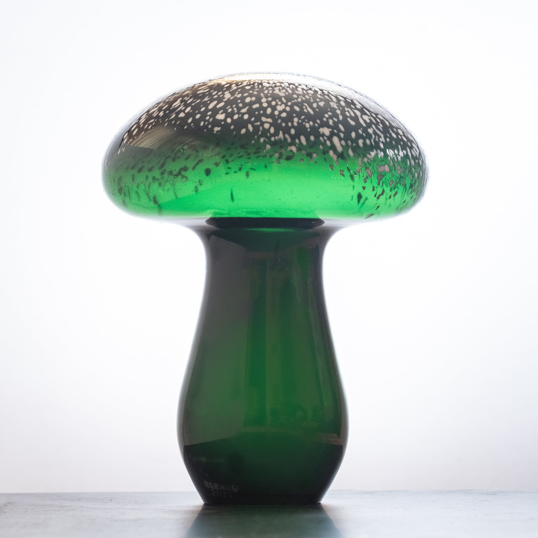 3221L Large Mushroom - Malachite