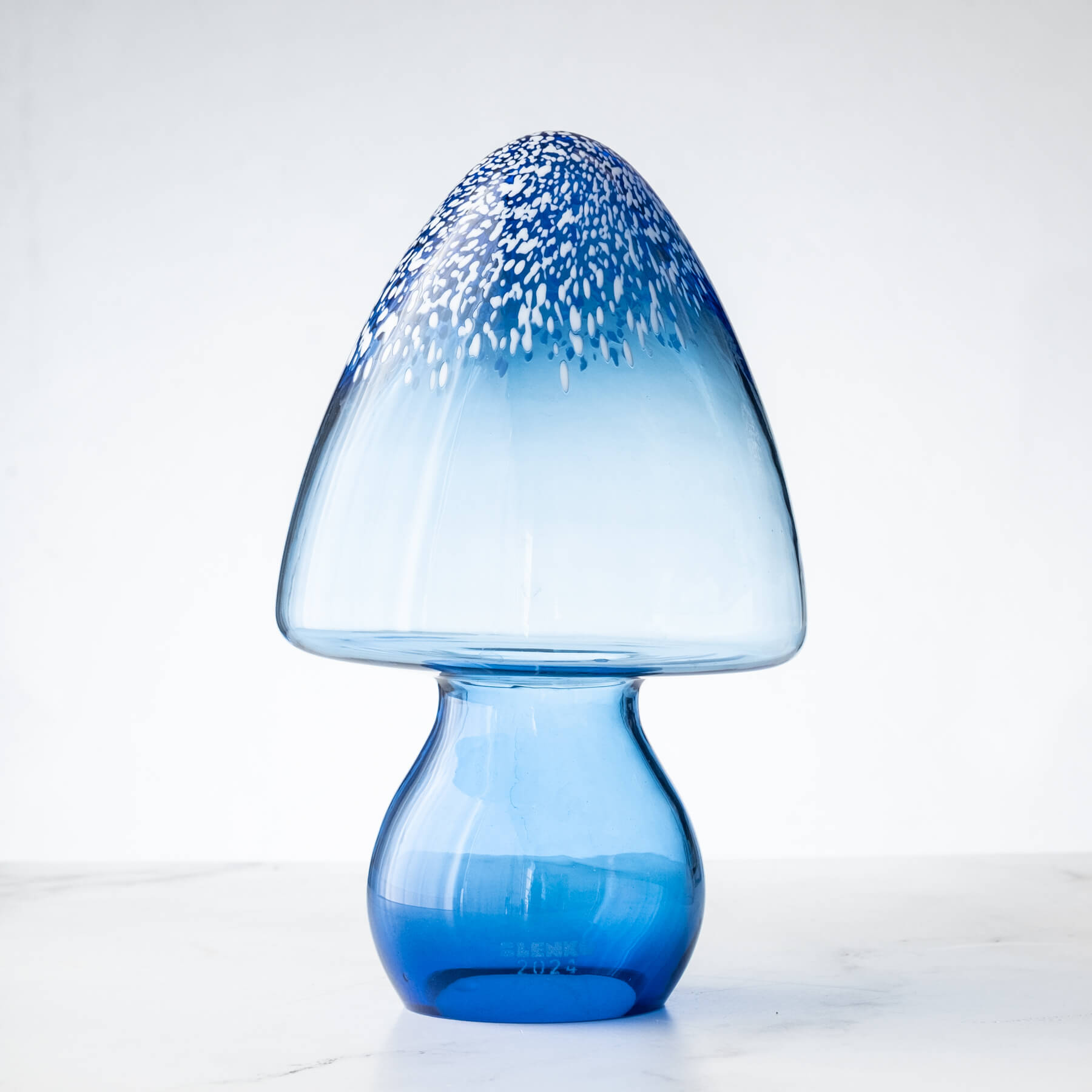 Azure Medium Tall Cap Mushroom