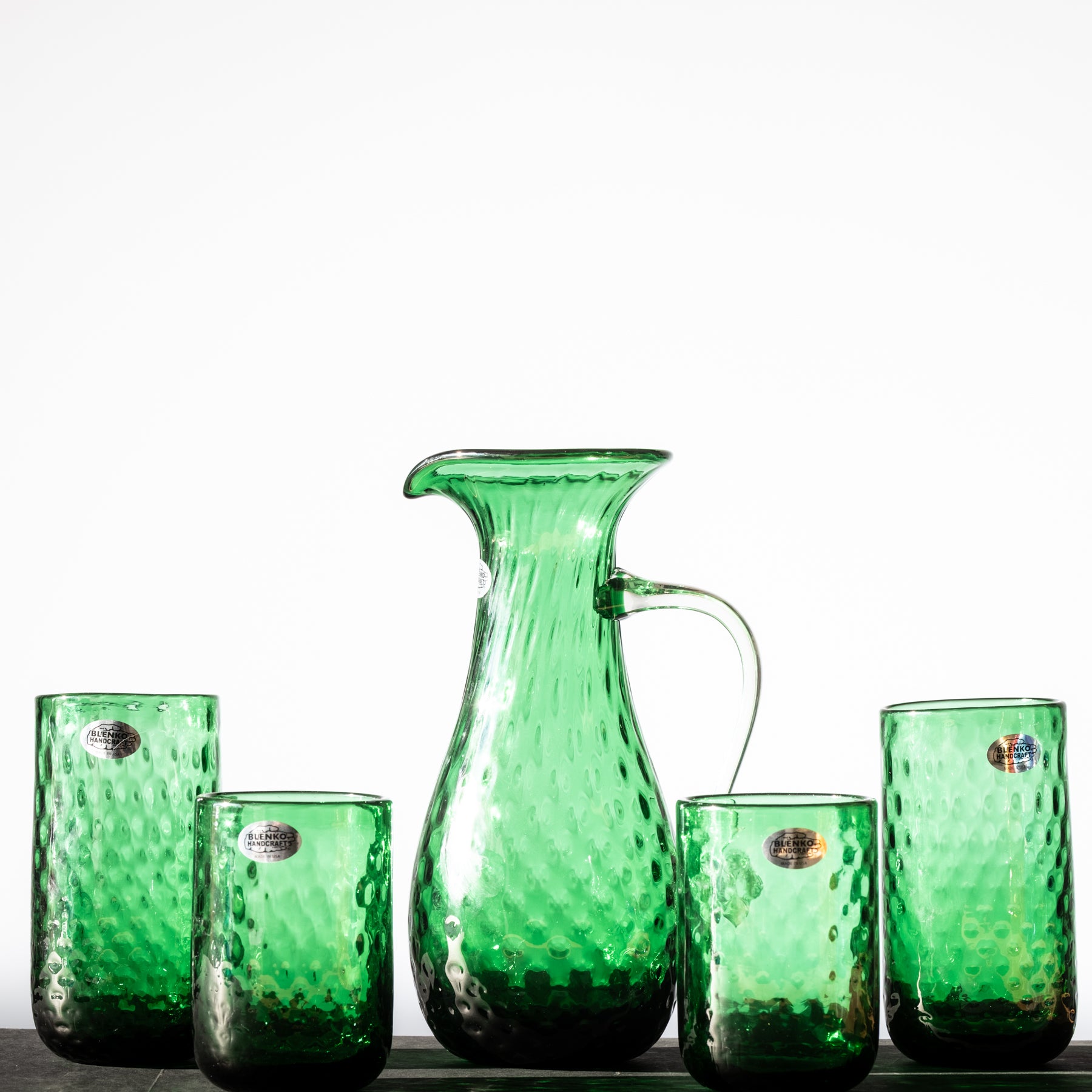 2511D Diamond Optic Drinkware Set - Clover