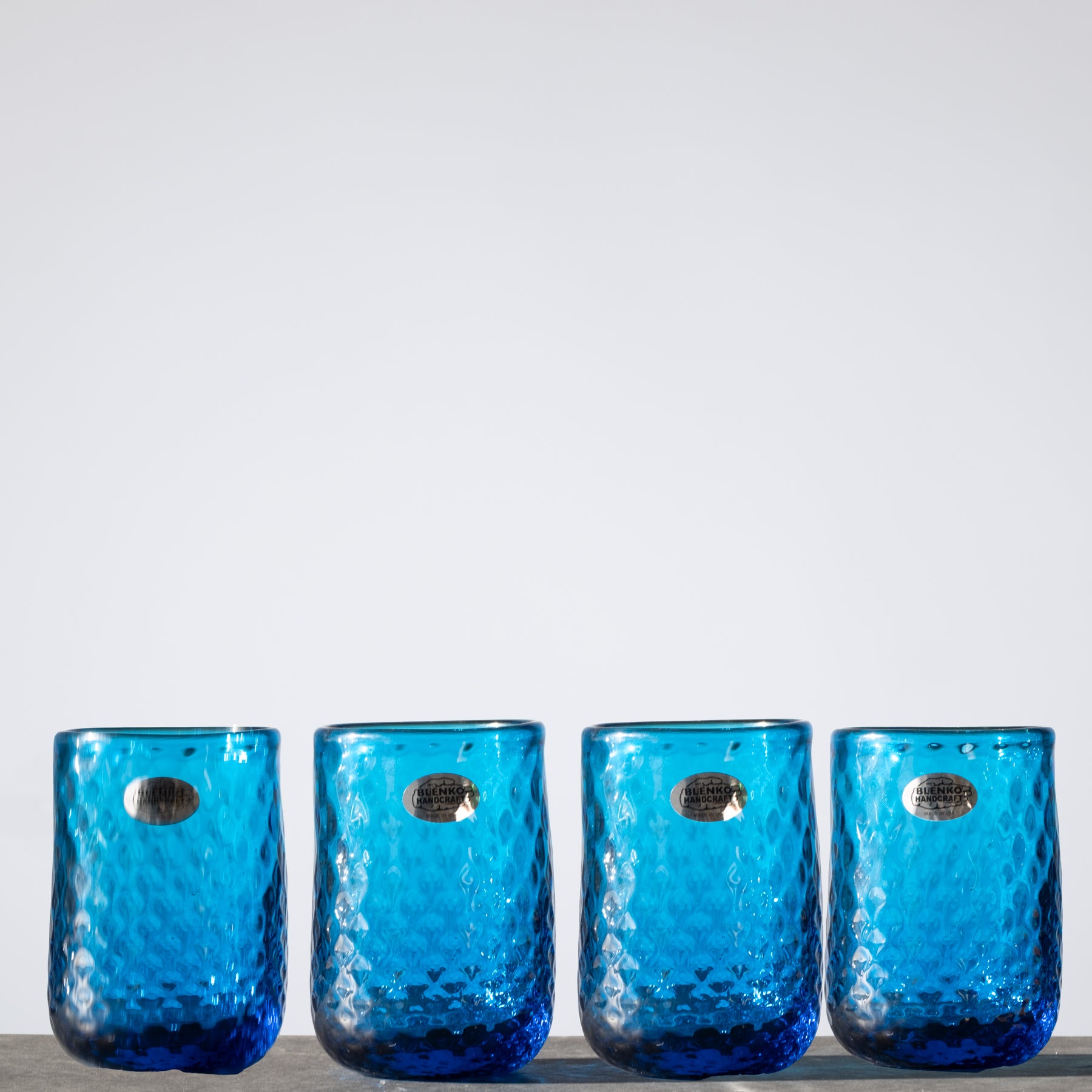 2510S Small Diamond Optic Tumbler Set - Turquoise