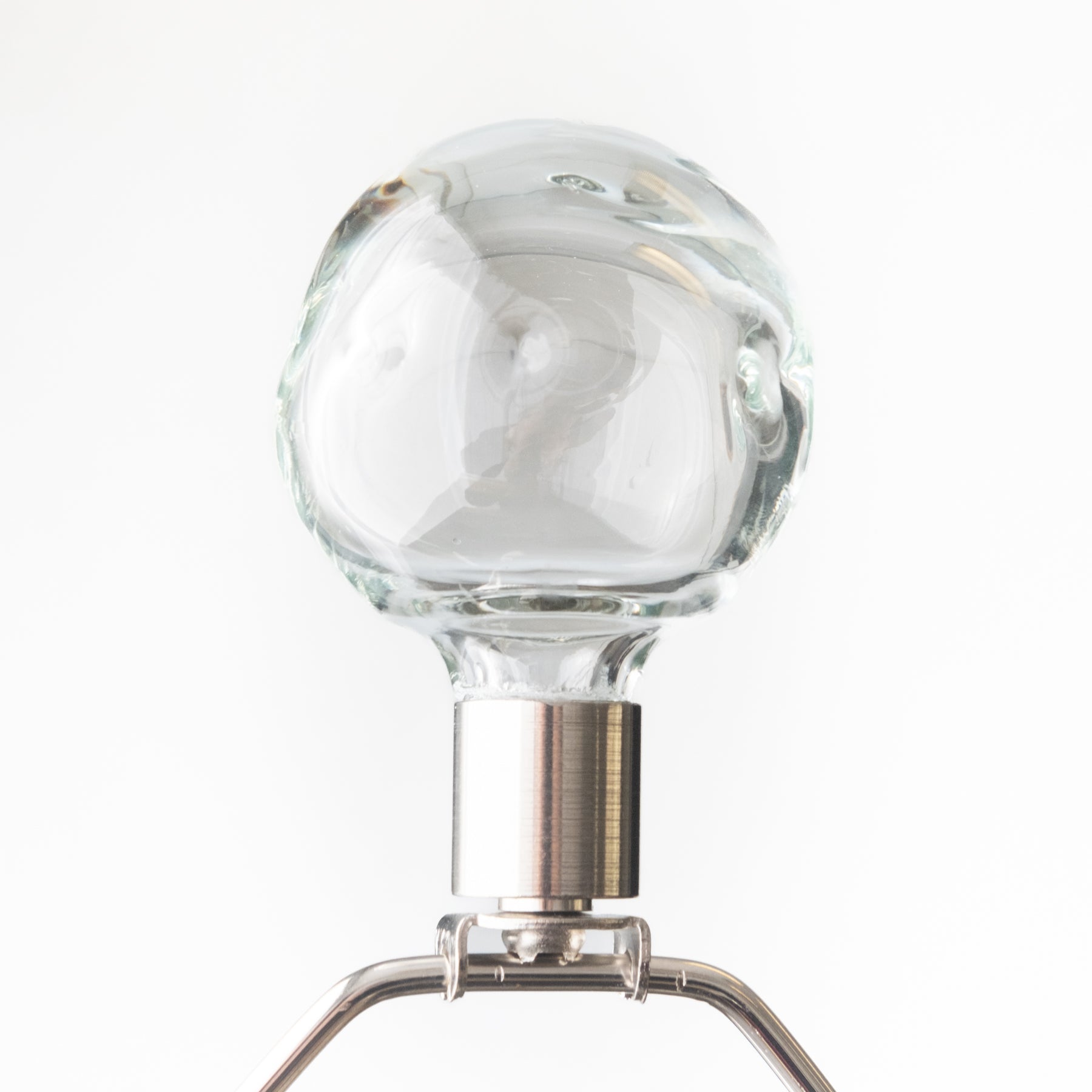 Moonscape Lamp - Crystal With Crystal Luna Finial