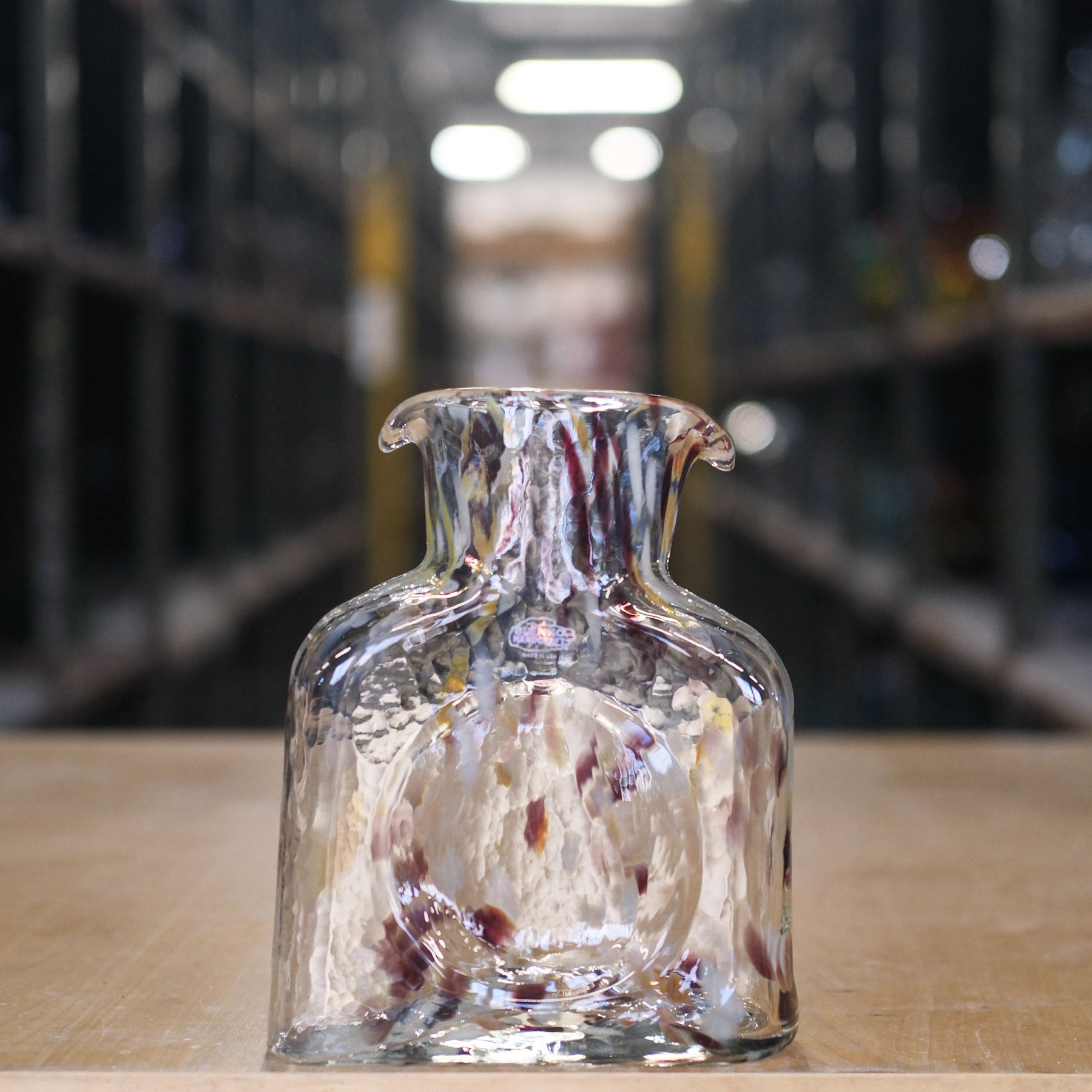 384 Water Bottle - Crystal with Frit - Second