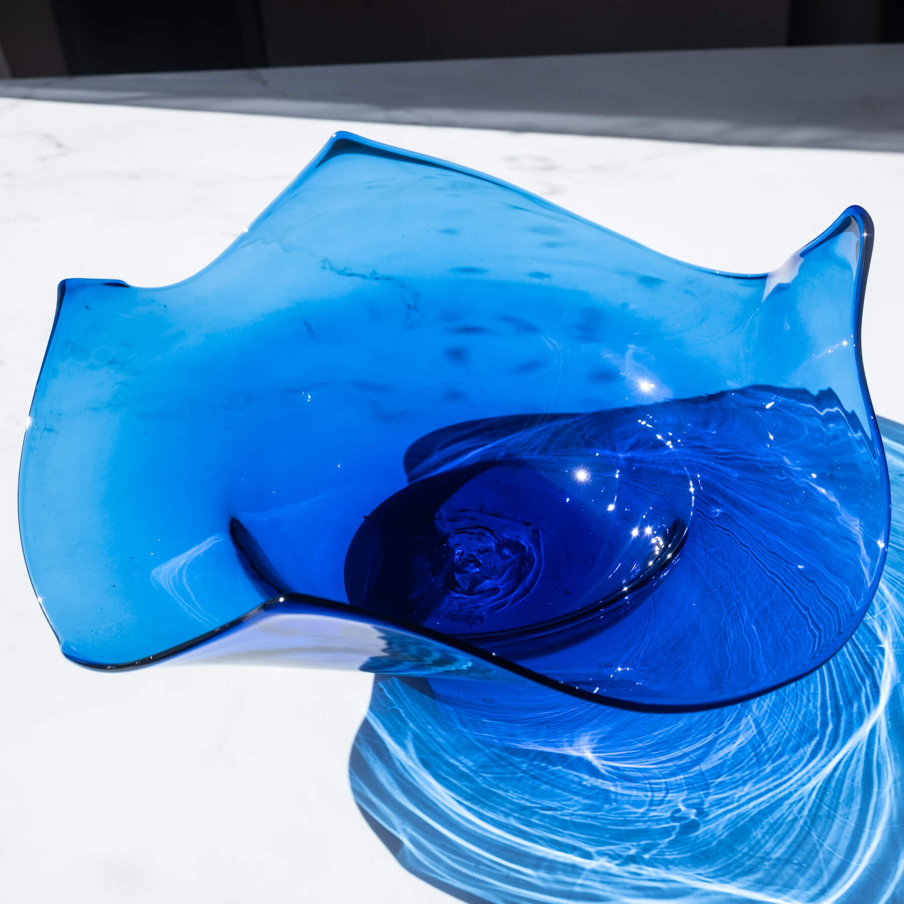 Cobalt Biscuit Bowl