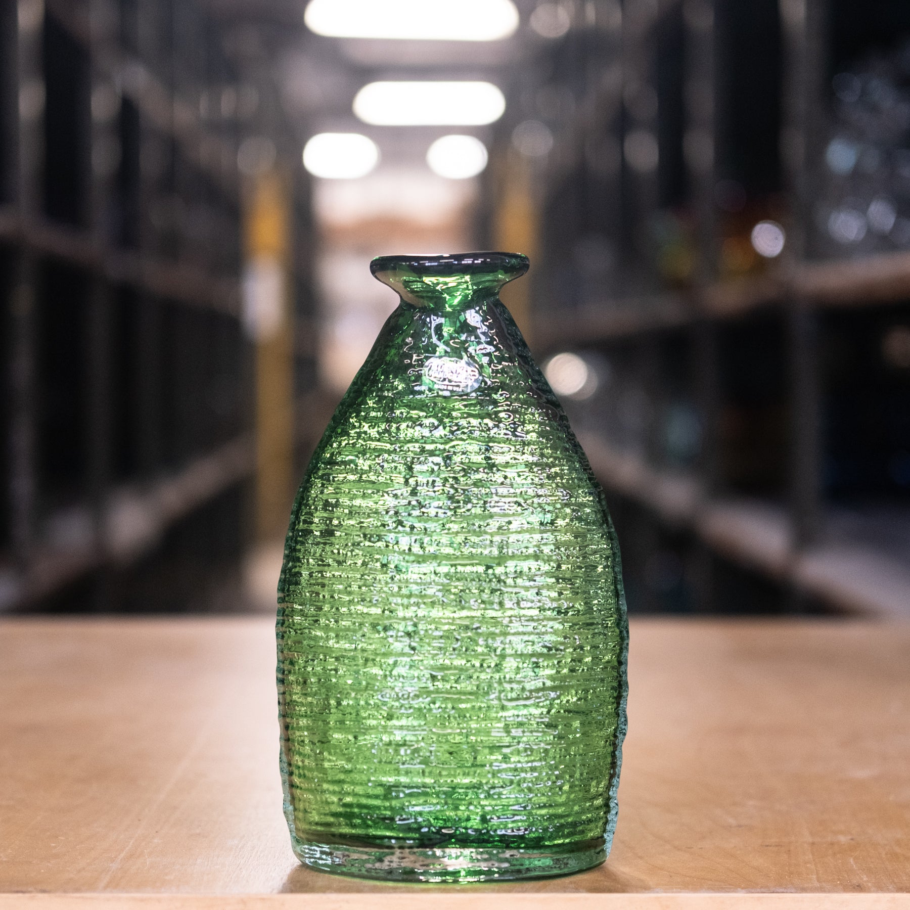 2135L Large Strata Vase - Spring Green - Second