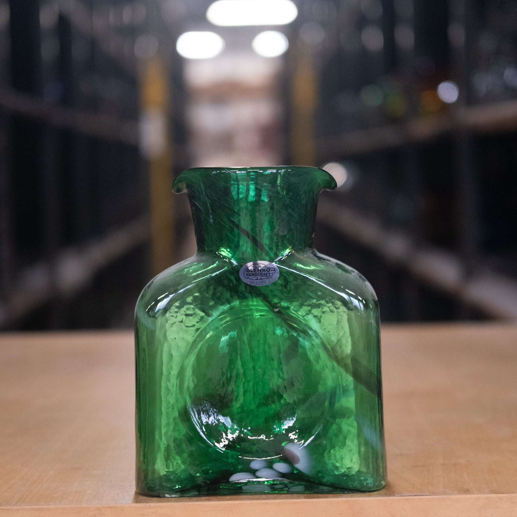 384 Water Bottle - Clover with White Frit - Second