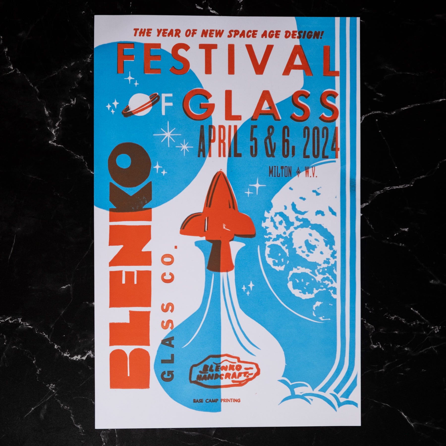 Festival of Glass Base Camp Poster