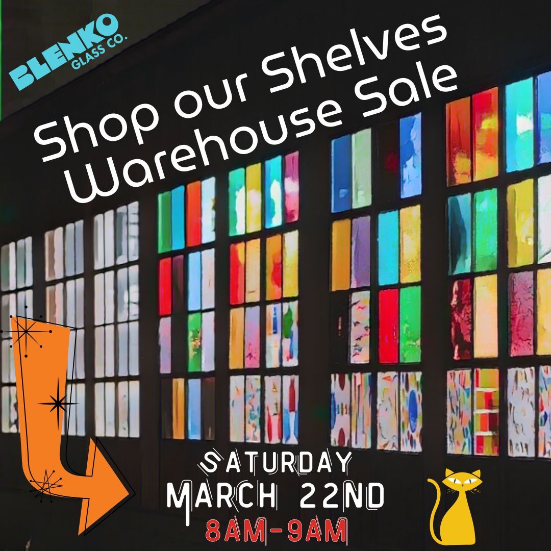 Warehouse Sale Admission: Saturday, March 22 at 8am-9am