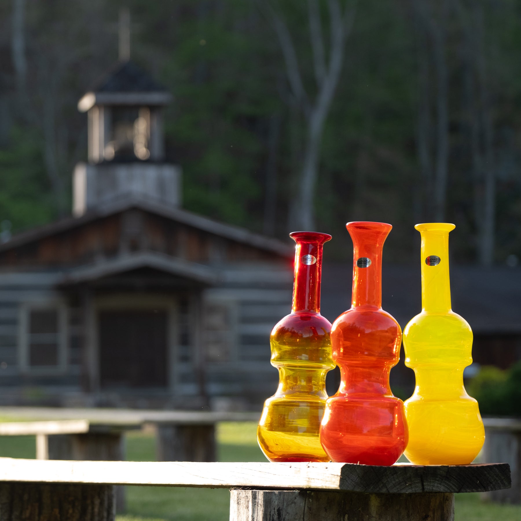 2513 "Strangs" Vase - Tangerine