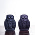 2423 Mothman Bookend Pair - Heliotrope