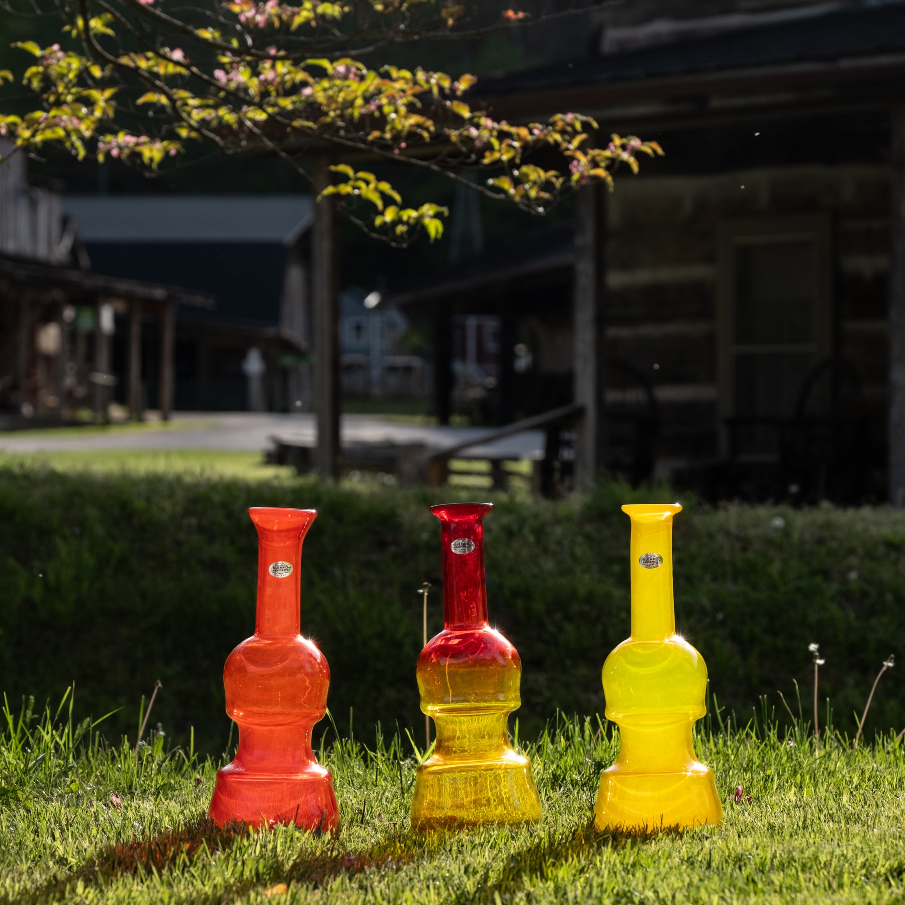 2513 "Strangs" Vase - Tangerine