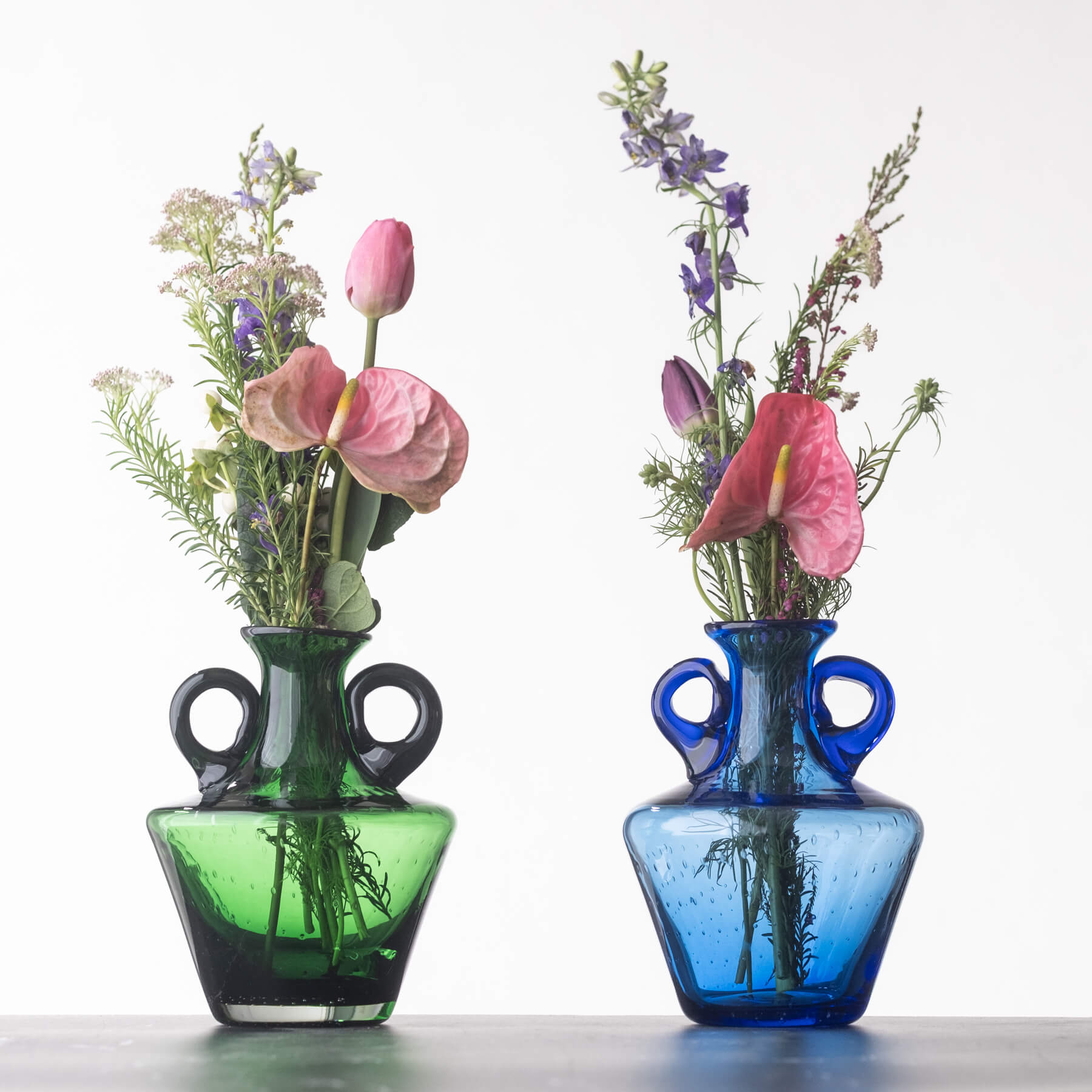 Azure & Shamrock Cassiopeia Vase