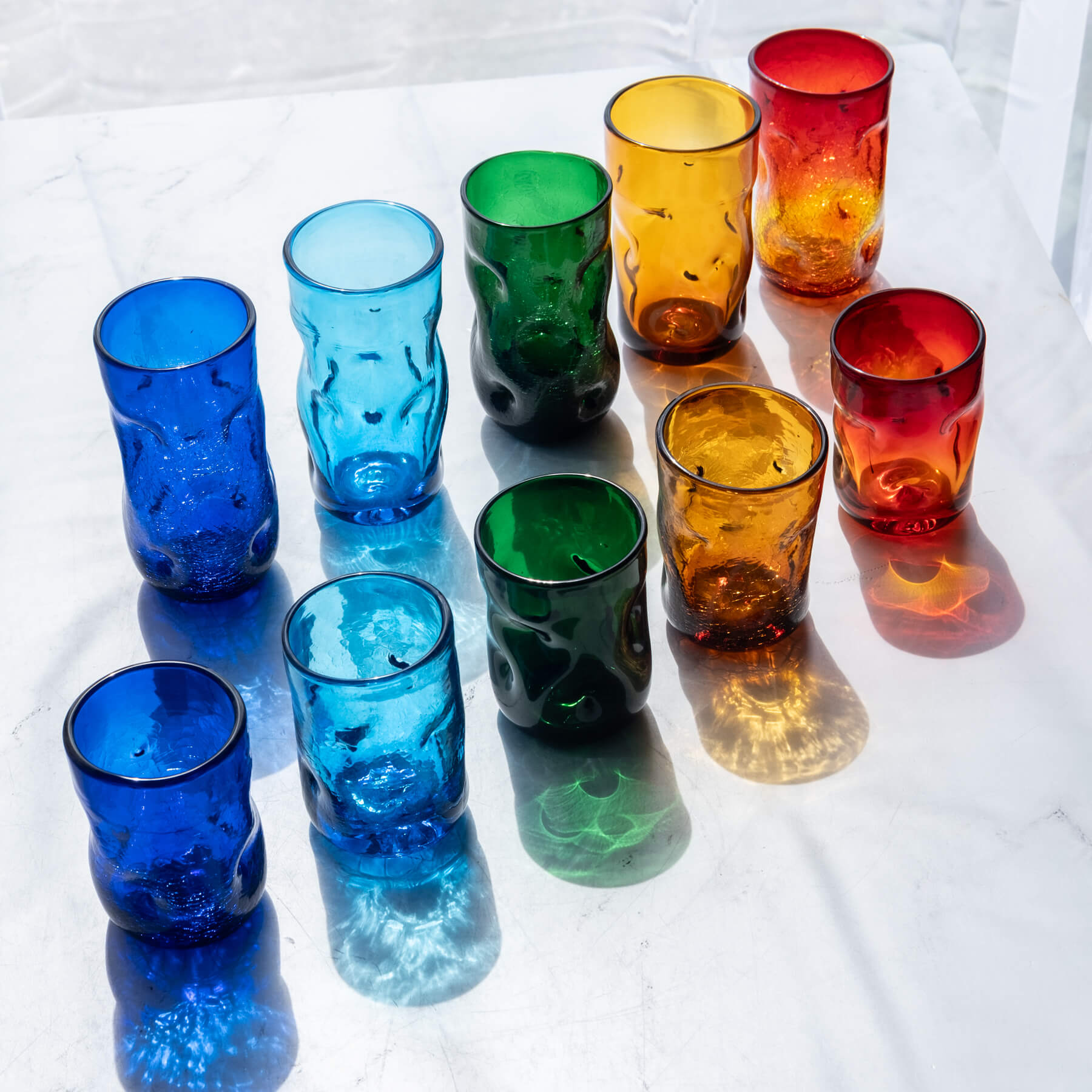 Dimple Glass Grouping
