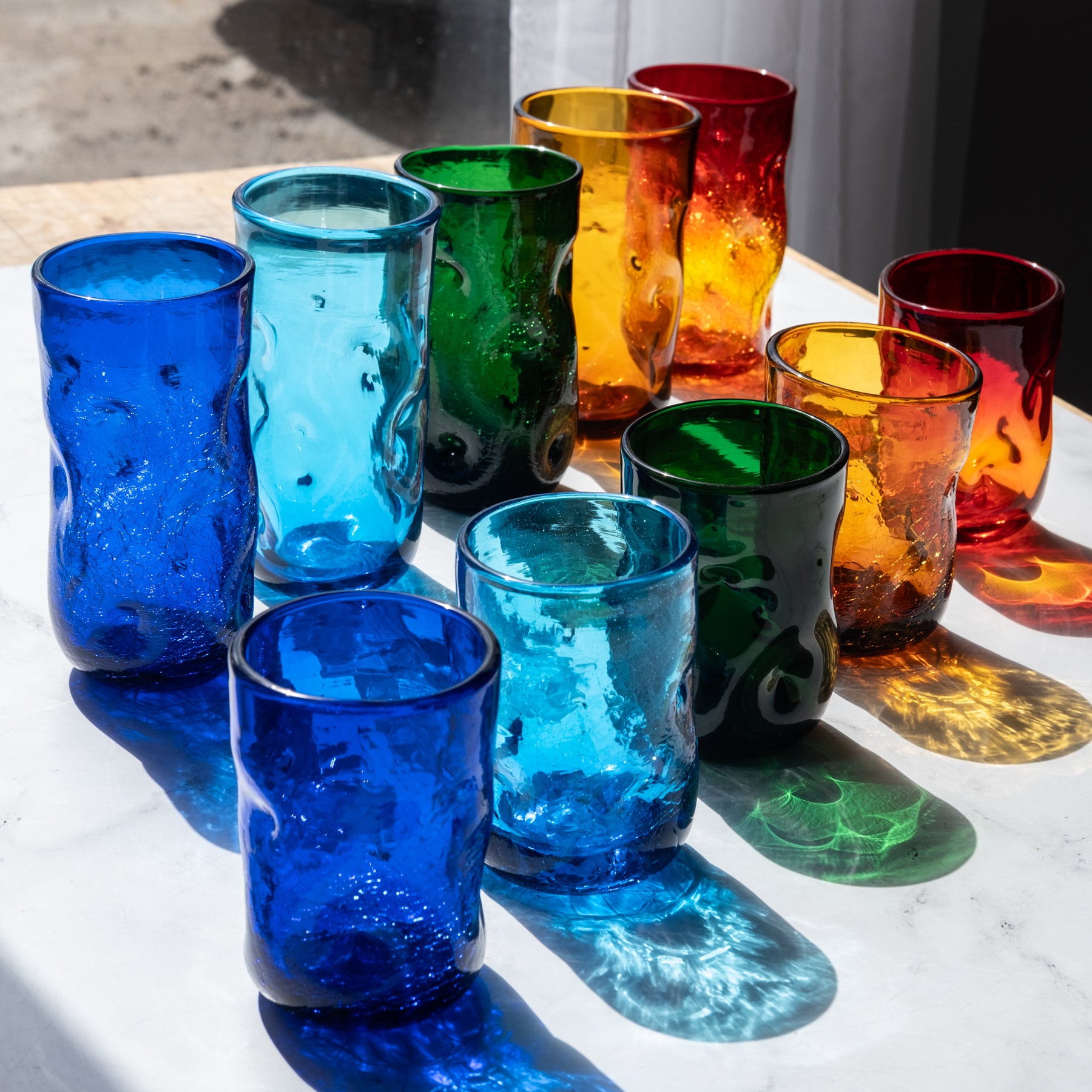 Selling Blenko glass set