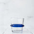 448R Ring Glass - Crystal with Cobalt