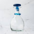 7619 Ring Decanter - Crystal with Turquoise