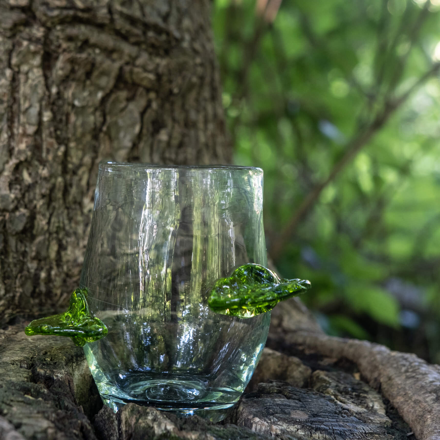 1723 Polypore Tumbler - Crystal with Olive