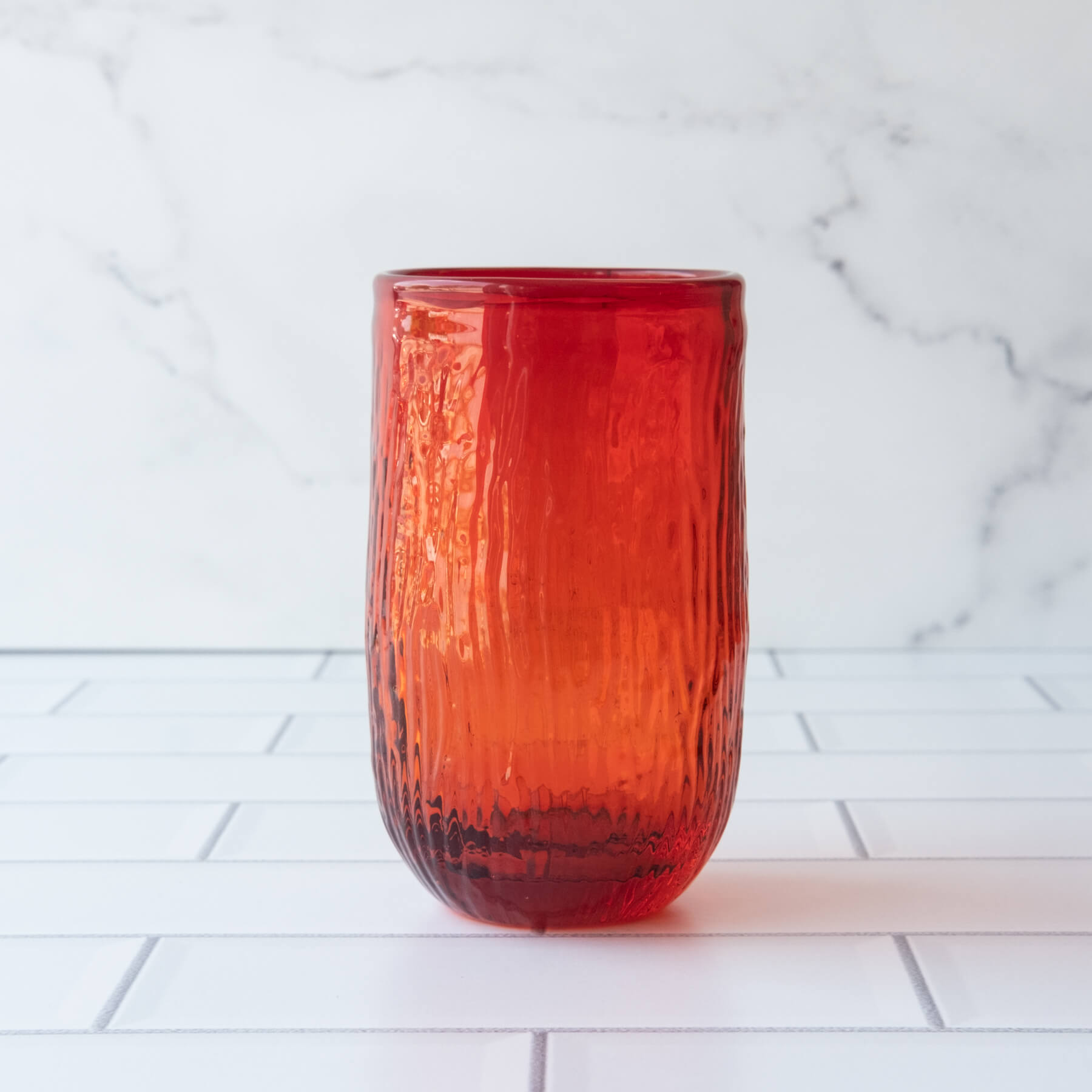 1623 Tree Bark Tumbler - Tangerine