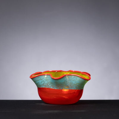 Blenko x Schreiber - Ruffled Incalmo Bowl | APID# DS09092547