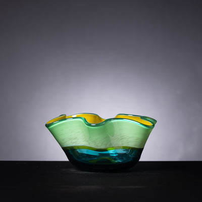 Blenko x Schreiber - Ruffled Incalmo Bowl | APID# DS09092540