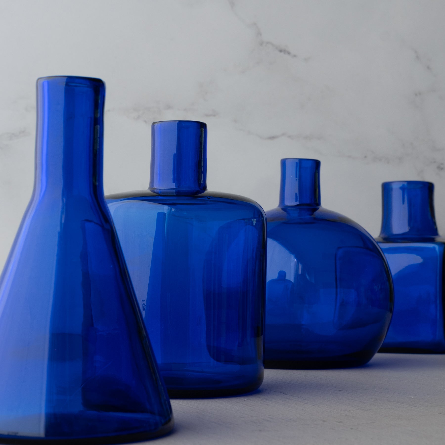 Cobalt Bud Vase Grouping