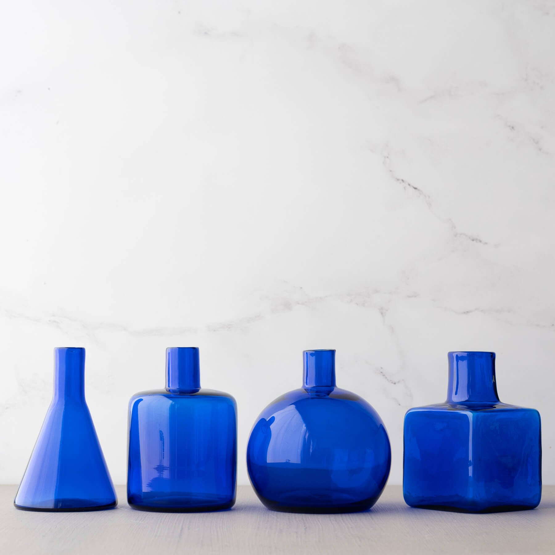 Cobalt Bud Vase Grouping