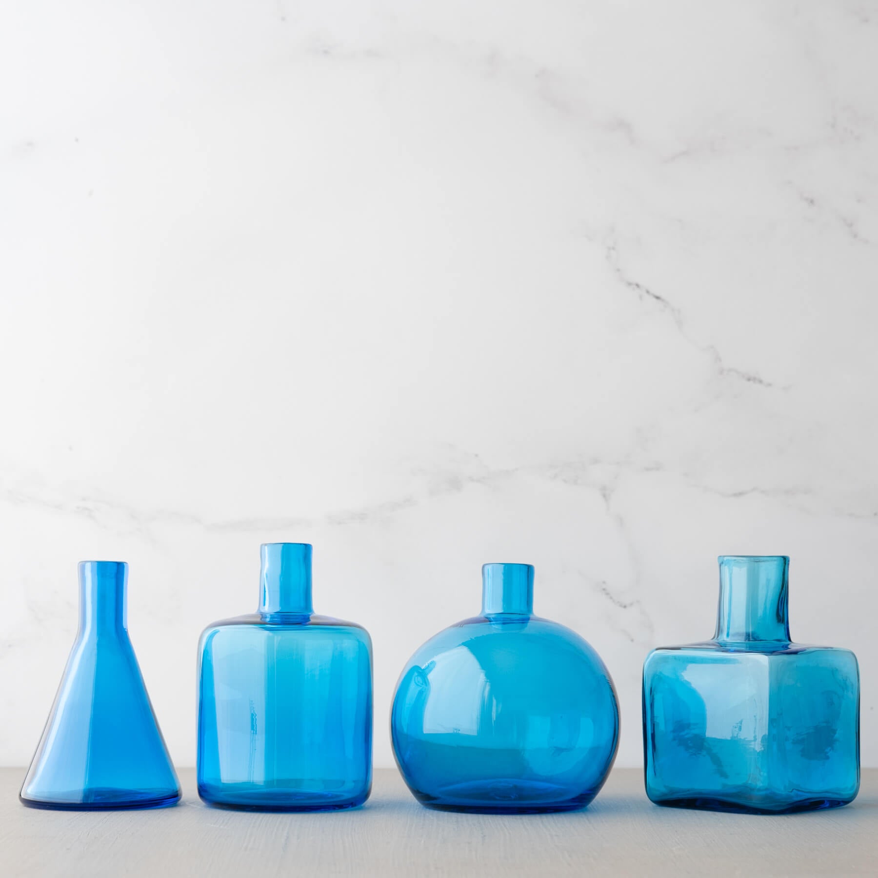 Turquoise Bud Vase Grouping